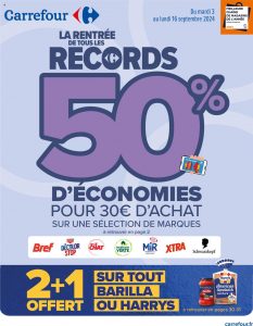 Catalogue Carrefour du 3 au 16 septembre 2024 - Prospectus semaine prochaine